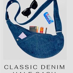 Denim Blue Belt Bag